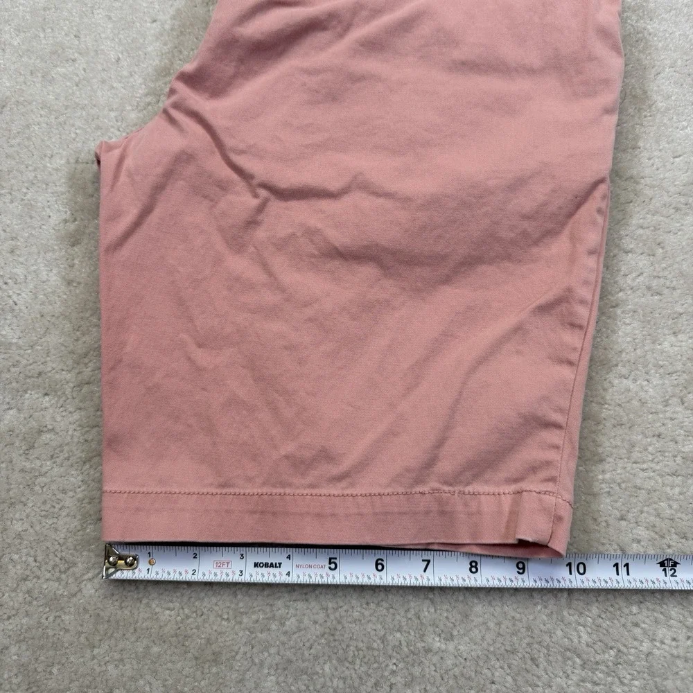 Faherty Stretch Chino Short Mens 32 (tagged 31) Coral Pink Preppy Casual Coastal